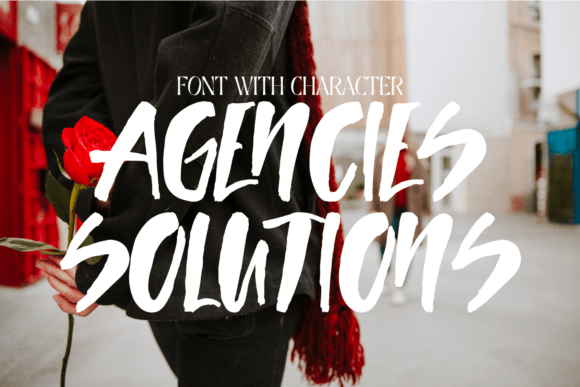 Agencies Solutions: A Handwritten Display Font That Feels Like Yours