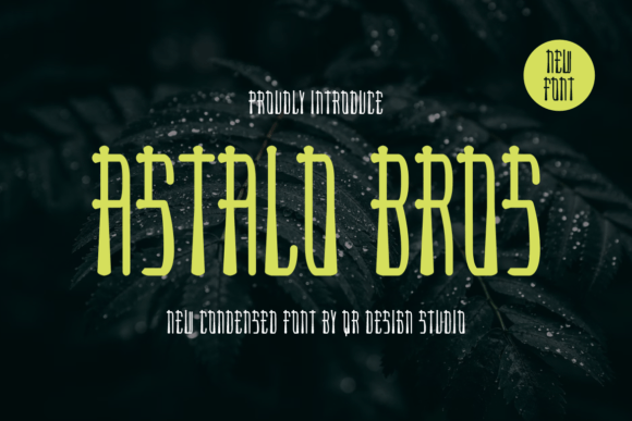 Astalo Bros: A Blackletter Display Font That Cuts Through the Feed