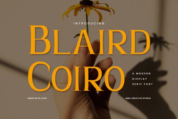 Blaird Coiro: A Display Serif That Elevates Real Small Business Branding