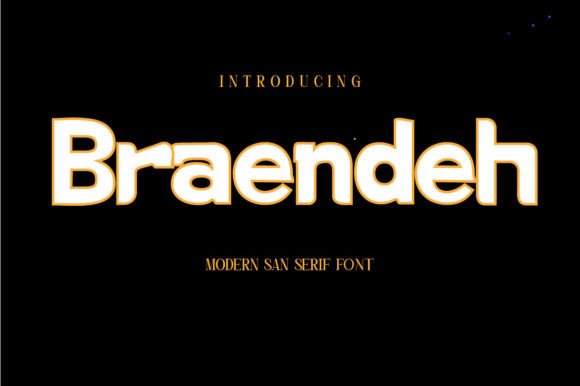 Braendeh: A Friendly, Versatile Sans Serif Font for Digital Brands