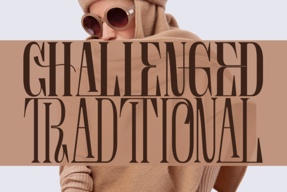 Challenged Traditional: A Modern Display Serif for Editorial Elegance