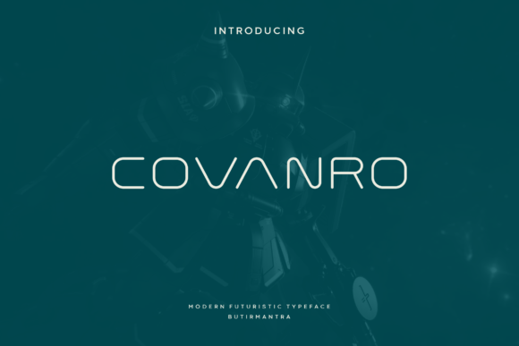 Covanro: A Futuristic Serif Font for High-Impact Campaign Headlines