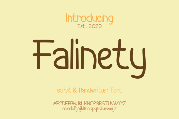 Falinety Font: A Bold, Modern Display Typeface for Small Brands