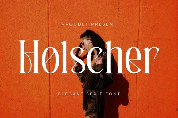 Holscher: A Modern Serif Font That Feels Like Home