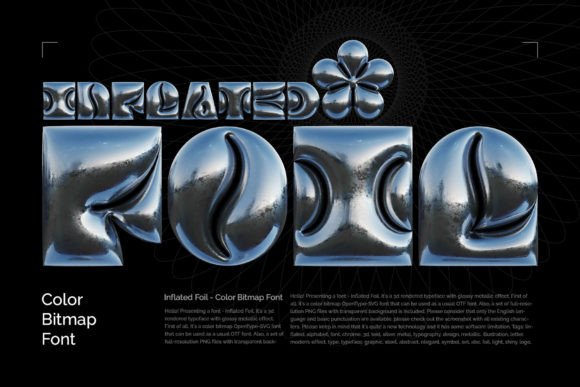 Inflated Foil: A Luxe Display Font for High-Impact Web Headlines