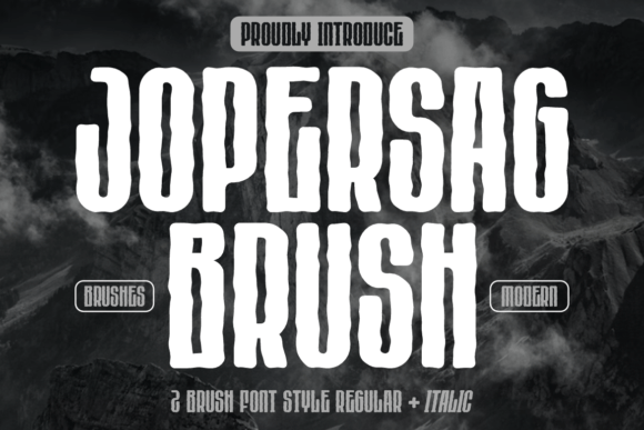 Jopersag Brush: A Bold, Authentic Display Font for Real Branding