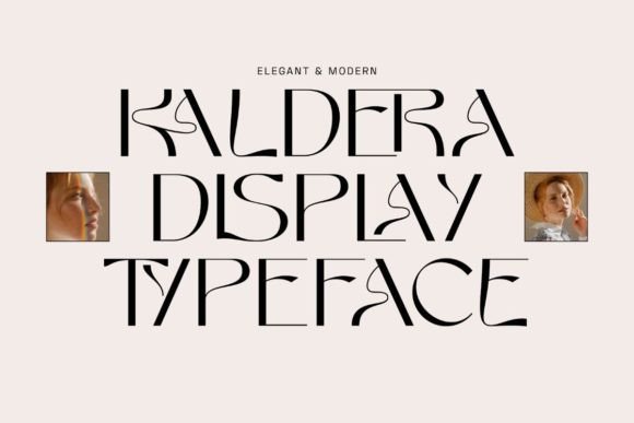 Kaldera: A Standout Display Font for Campaign Headlines