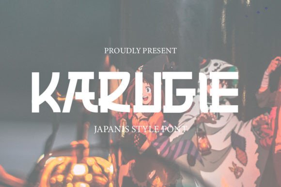 Karugie: A Decorative Typeface for Editorial Distinction