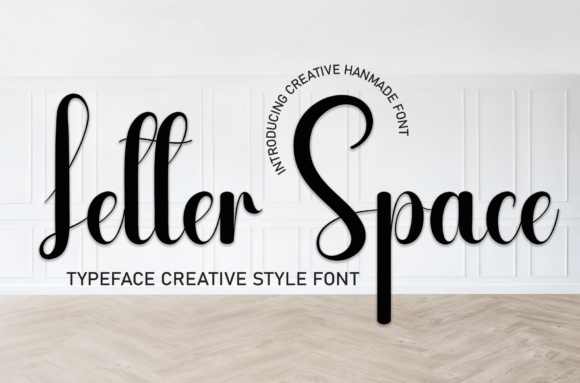 Letter Space: A Handwritten Display Font That Feels Like a Warm Hello