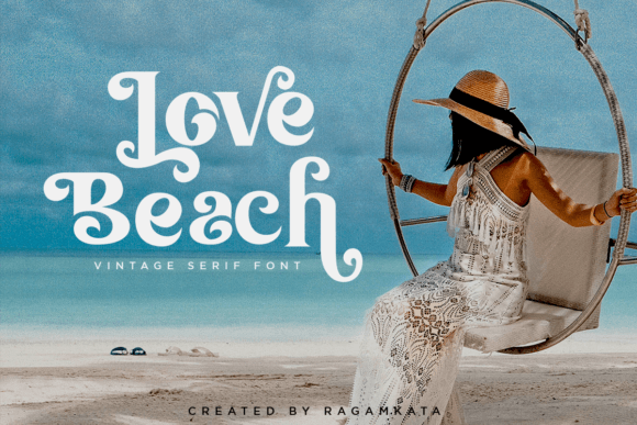 Love Beach: A Vintage Serif Font That Elevates Real Small Business Branding