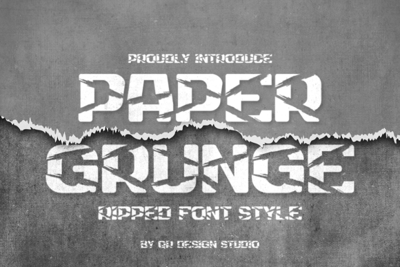 Paper Grunge: A Bold, Authentic Display Font for Real Branding