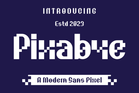 Pixabye: A Bold, Authentic Display Font for Editorial Identity
