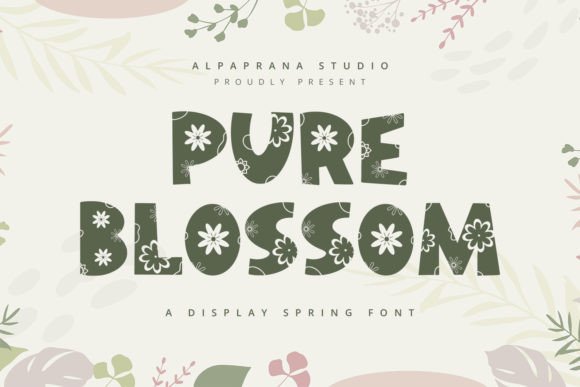 Pure Blossom: A Decorative Font That Delivers Personality at First Glance