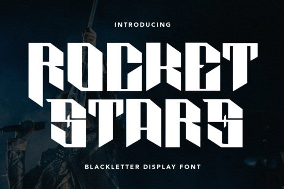 Rocket Stars: A Bold Blackletter Font for Editorial Impact