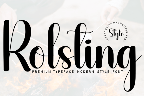 Rolsting: A Friendly Handwritten Font for Editorial Charm