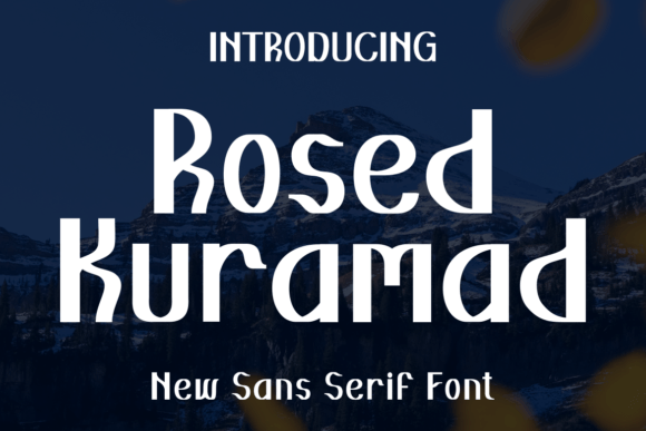 Rosed Kuramad: A Bold Sans Serif Font for Scroll-Stopping Marketing