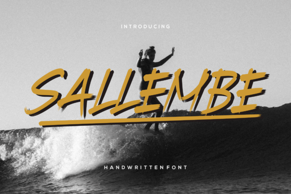 Sallembe: A Bold Display Font That Cuts Through the Feed