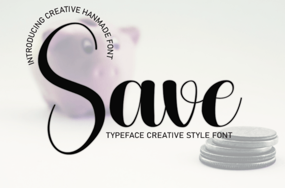Save: A Friendly Handwritten Font for Digital Branding