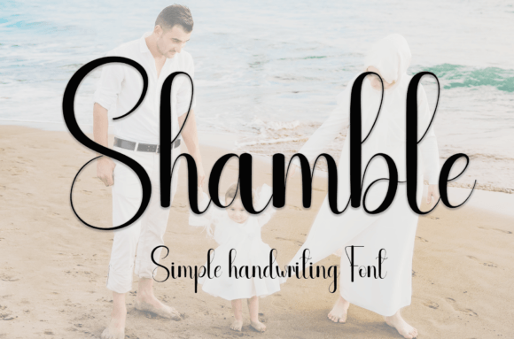 Shamble: A Sweet, Friendly Handwritten Typeface for Thoughtful Design