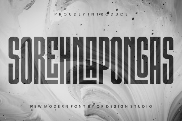 Sorehnapongas: A Bold Sans Serif Display Font for Digital Branding
