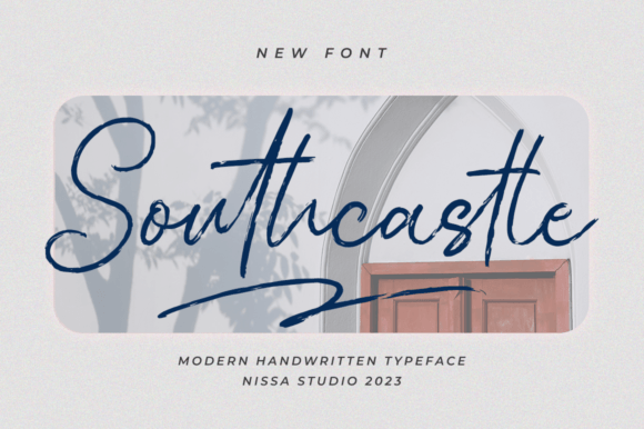 Southcastle: A Bold, Brushed Display Font for Editorial Confidence