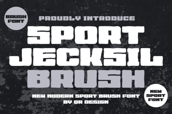 Sport Jecksil Brush: A Bold, Authentic Display Font for Real Branding