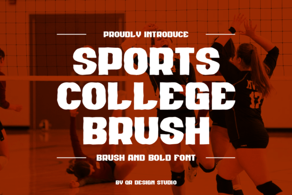 Sports College Brush: A Bold Display Font for Real Branding