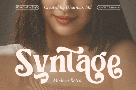 Syntage: A Nostalgic Serif Font That Commands Attention