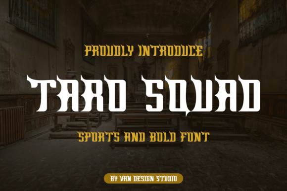 Taro Squad: A Blackletter Font That Makes Your Brand Feel Magical