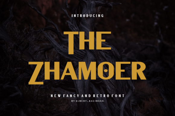 Thezhamoer: A Bold Serif Font That Commands Attention